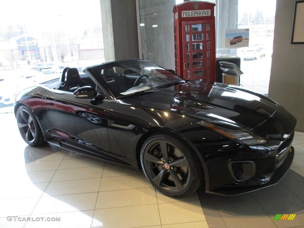 Santorini Black Metallic Jaguar F-Type