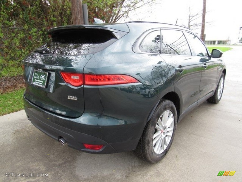 2018 F-PACE 25t AWD Prestige - British Racing Green Metallic / Ebony photo #7