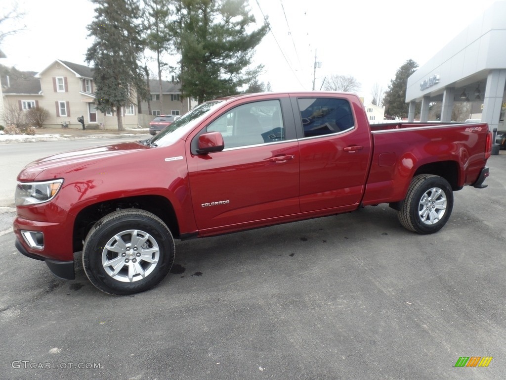 2018 Colorado LT Crew Cab 4x4 - Cajun Red Tintcoat / Jet Black photo #4