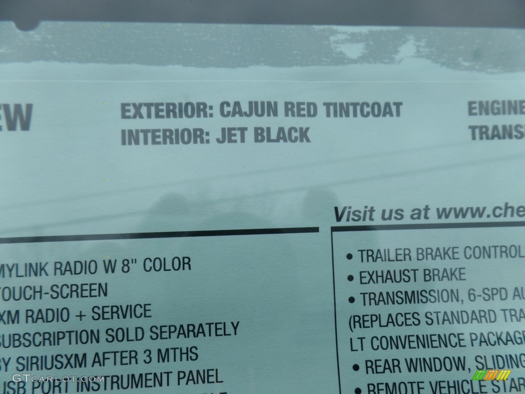 2018 Colorado LT Crew Cab 4x4 - Cajun Red Tintcoat / Jet Black photo #50