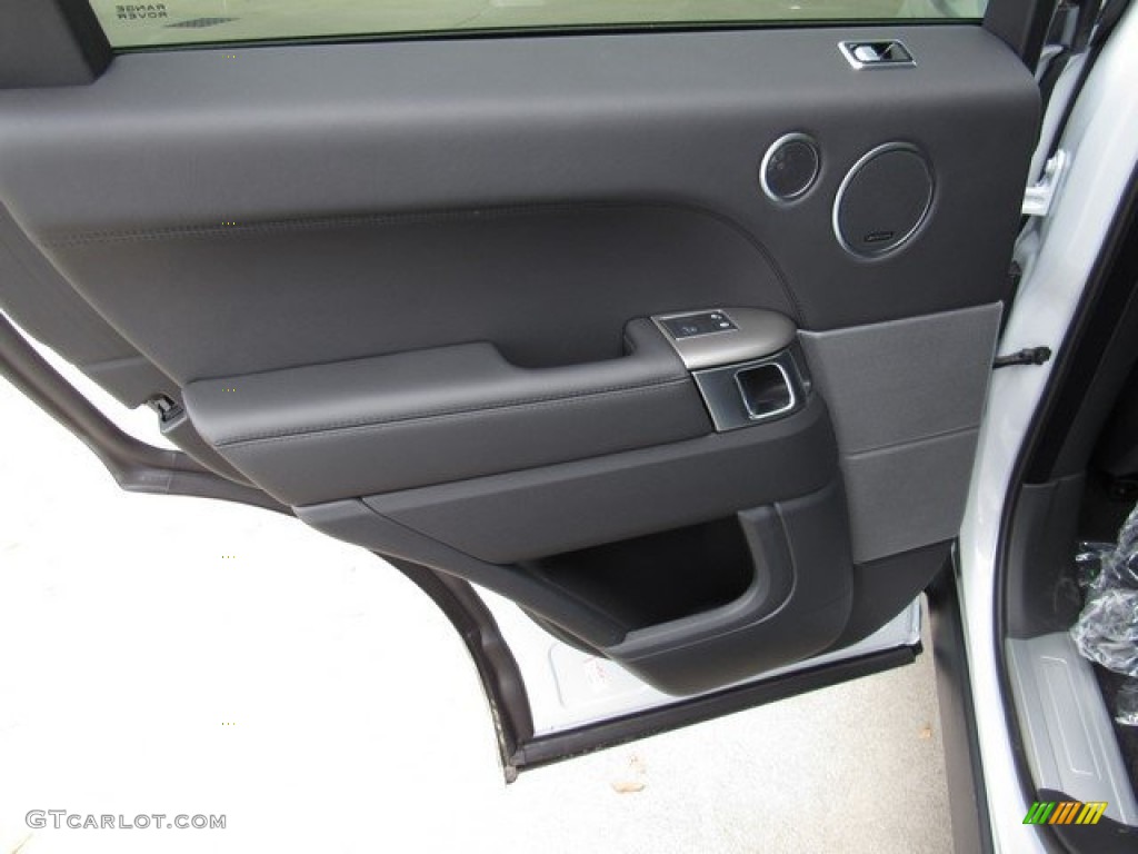 2018 Land Rover Range Rover Sport HSE Ebony Door Panel Photo #125846075