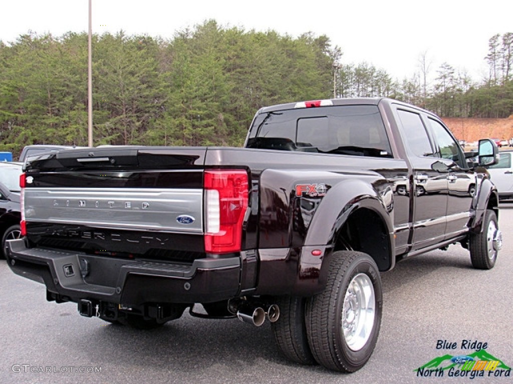 2018 F450 Super Duty Limited Crew Cab 4x4 - Magma Red / Camelback photo #6