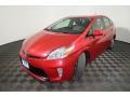 2014 Barcelona Red Metallic Toyota Prius Three Hybrid  photo #8