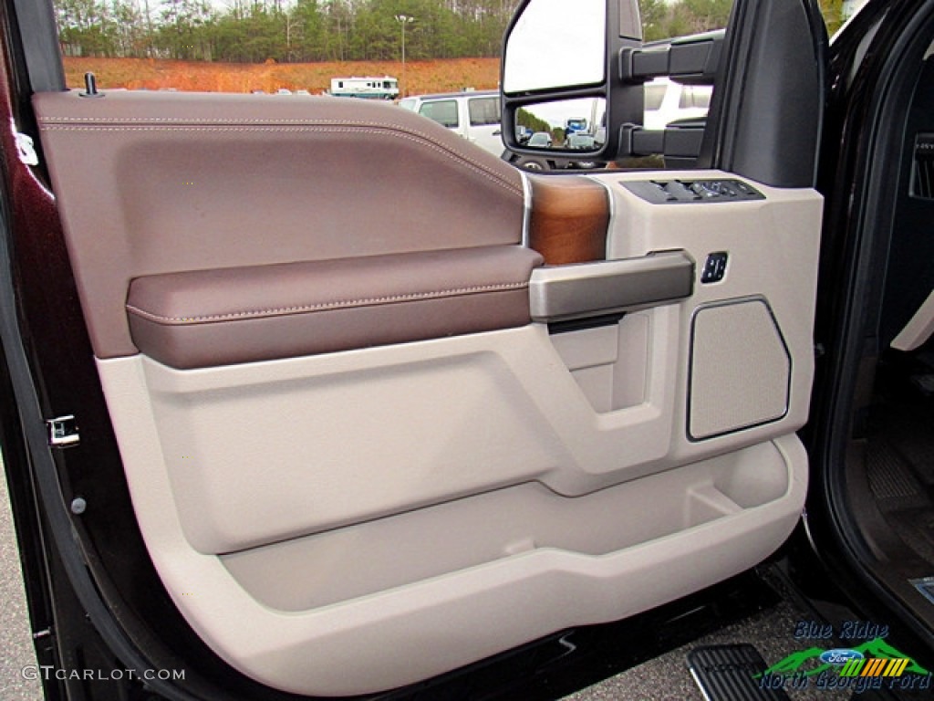 2018 F450 Super Duty Limited Crew Cab 4x4 - Magma Red / Camelback photo #31