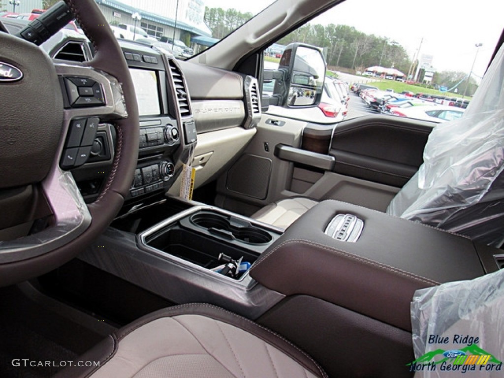2018 F450 Super Duty Limited Crew Cab 4x4 - Magma Red / Camelback photo #34