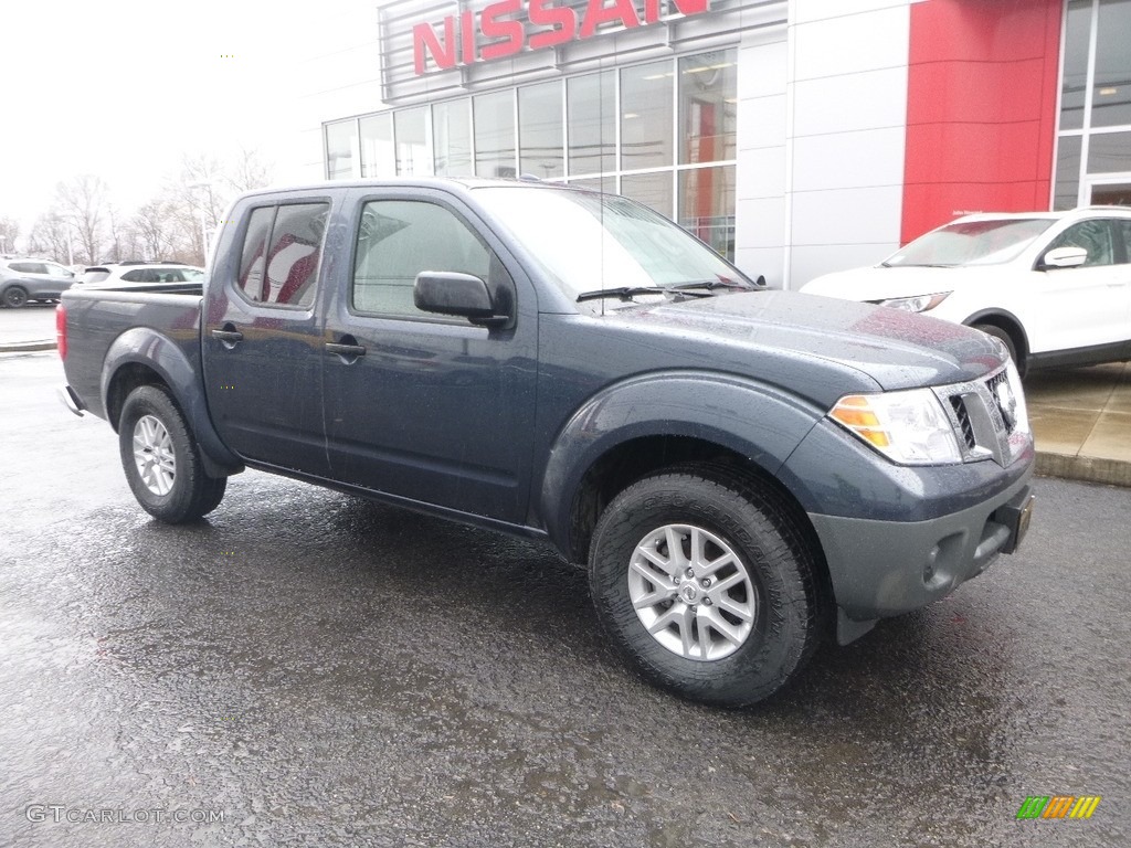 Arctic Blue Metallic Nissan Frontier