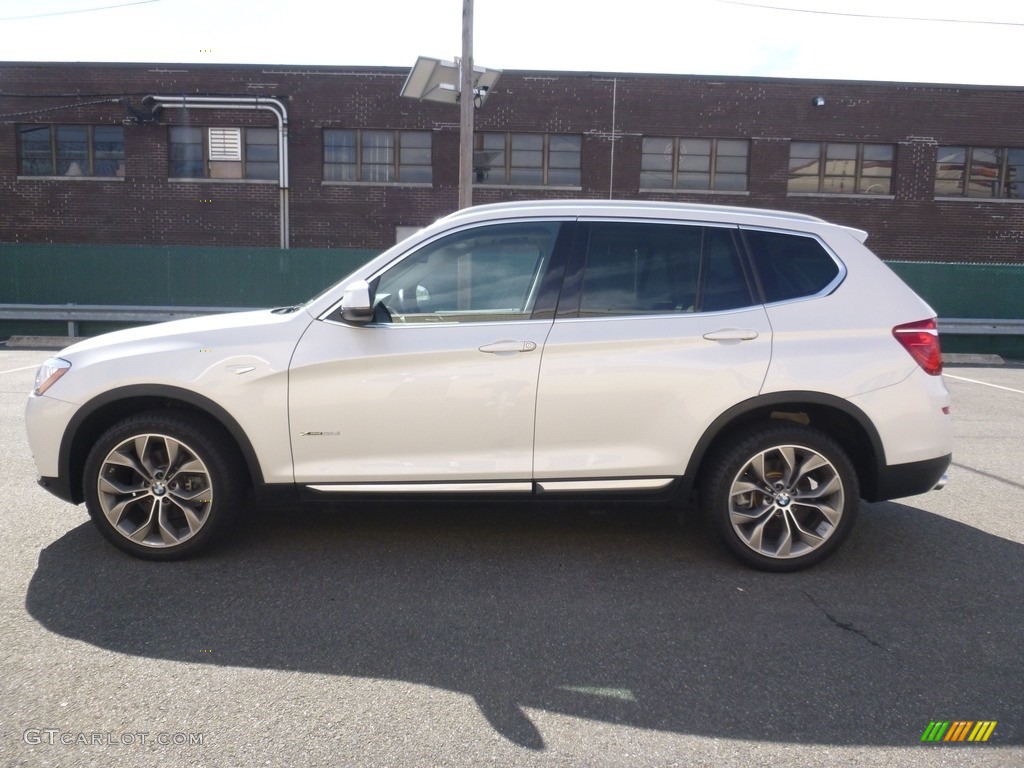 2016 X3 xDrive35i - Mineral White Metallic / Mocha photo #2