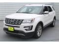2017 White Platinum Ford Explorer Limited  photo #3