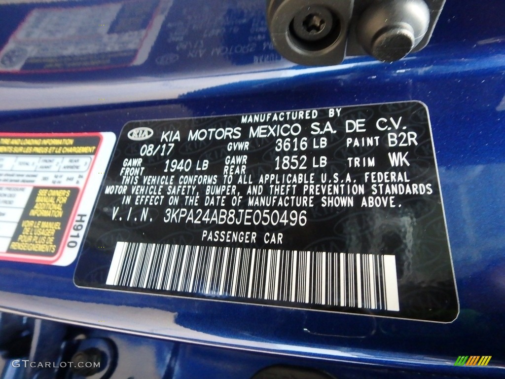 2018 Rio Color Code B2R for Deep Sea Blue Photo #125853986