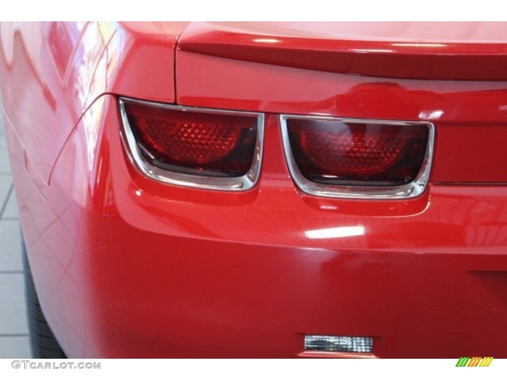 2013 Camaro LS Coupe - Victory Red / Black photo #9