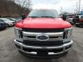 2018 Race Red Ford F350 Super Duty XLT Crew Cab 4x4  photo #8