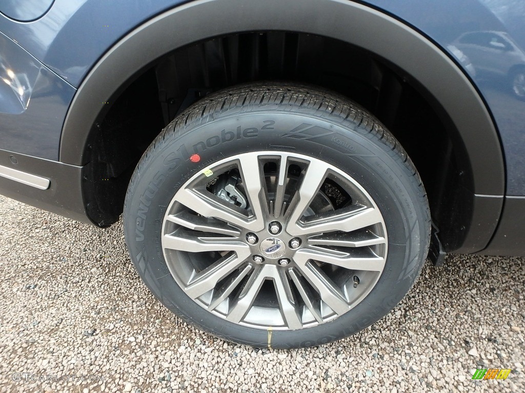 2018 Explorer Platinum 4WD - Blue Metallic / Ebony Black photo #2