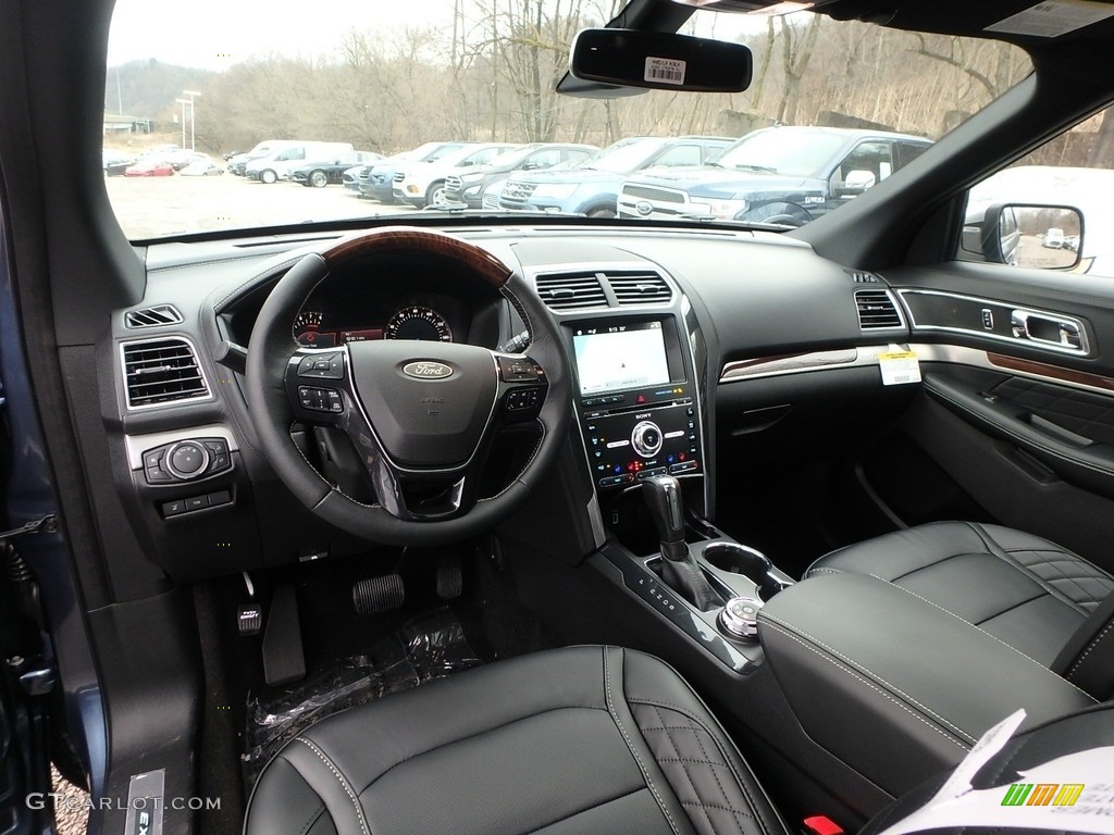 2018 Explorer Platinum 4WD - Blue Metallic / Ebony Black photo #13