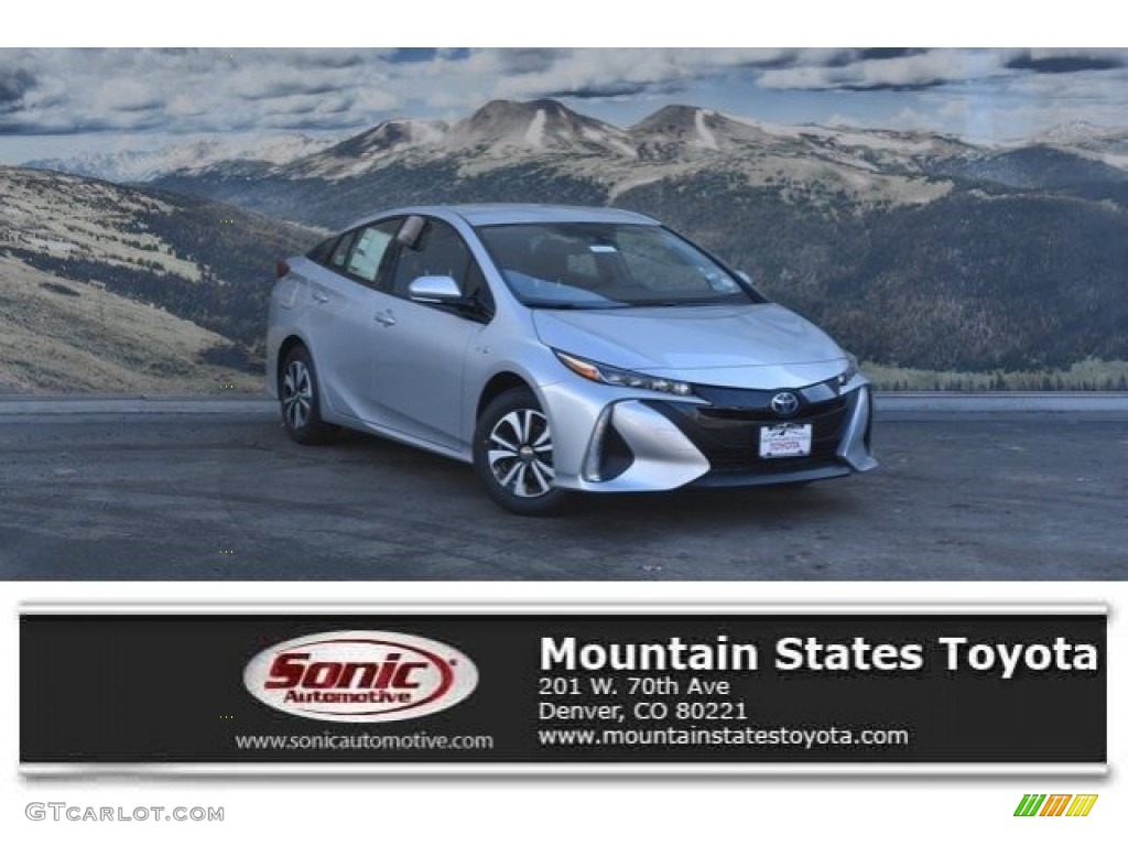 Classic Silver Metallic Toyota Prius Prime