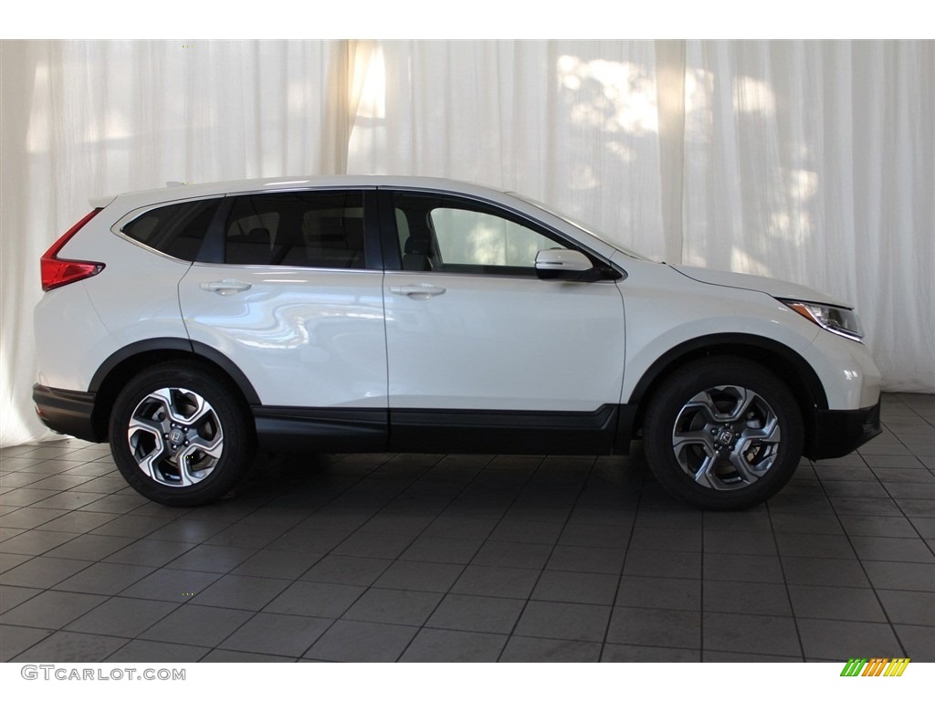 2018 CR-V EX-L - White Diamond Pearl / Black photo #3