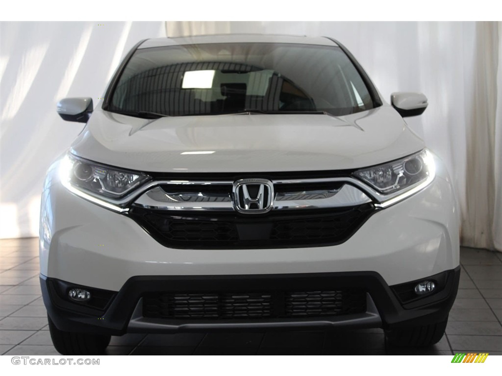 2018 CR-V EX-L - White Diamond Pearl / Black photo #4