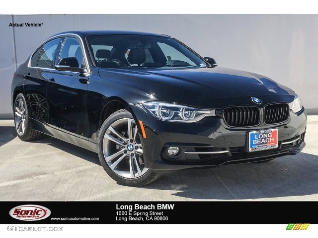 2018 3 Series 330i Sedan - Jet Black / Black photo #1