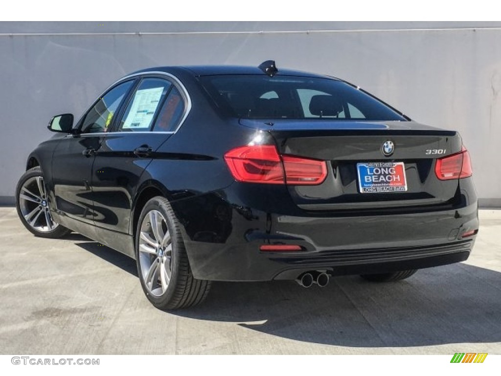 2018 3 Series 330i Sedan - Jet Black / Black photo #6