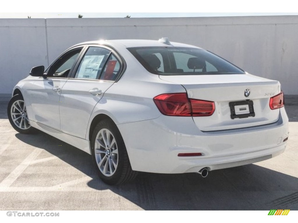 2018 3 Series 320i Sedan - Alpine White / Black photo #3