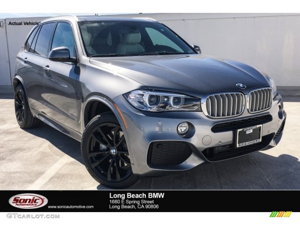 2018 X5 xDrive40e iPerfomance - Space Gray Metallic / Ivory White/Black photo #1