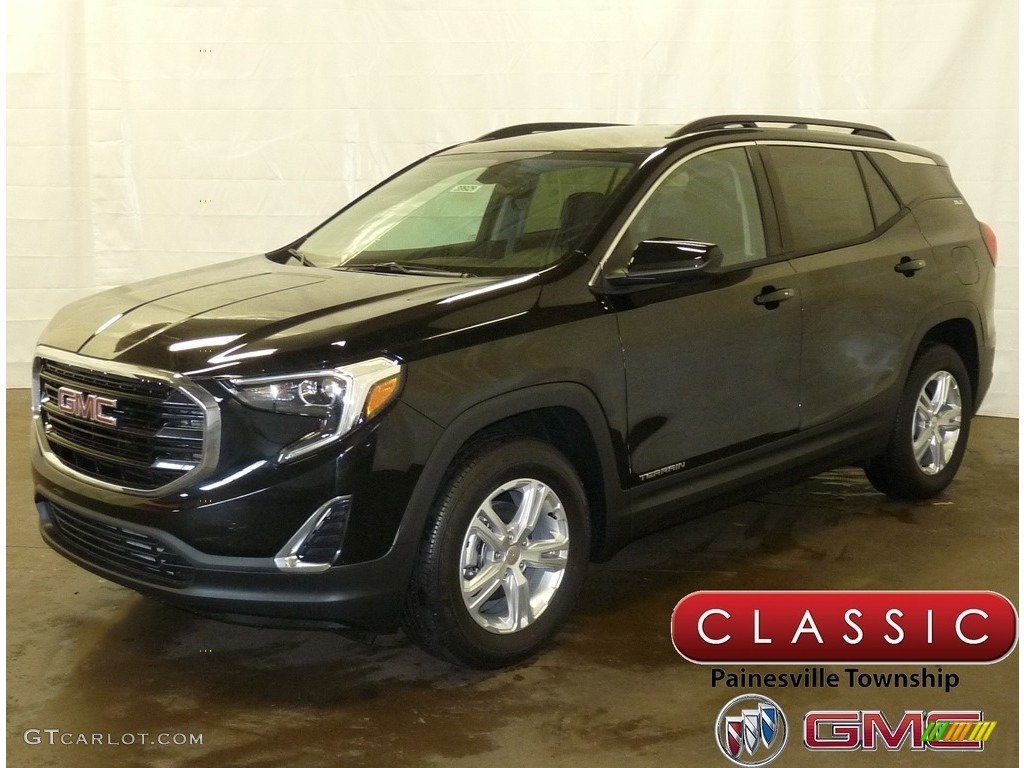 2018 Terrain SLE AWD - Ebony Twilight Metallic / ­Jet Black photo #1