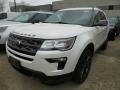2018 White Platinum Ford Explorer XLT 4WD  photo #1