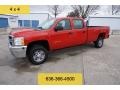 Victory Red 2013 Chevrolet Silverado 2500HD Work Truck Crew Cab 4x4