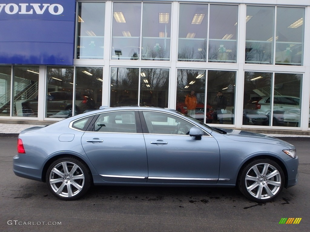 Mussel Blue Metallic 2017 Volvo S90 T6 AWD Exterior Photo #125868394