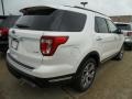 2018 White Platinum Ford Explorer Platinum 4WD  photo #3