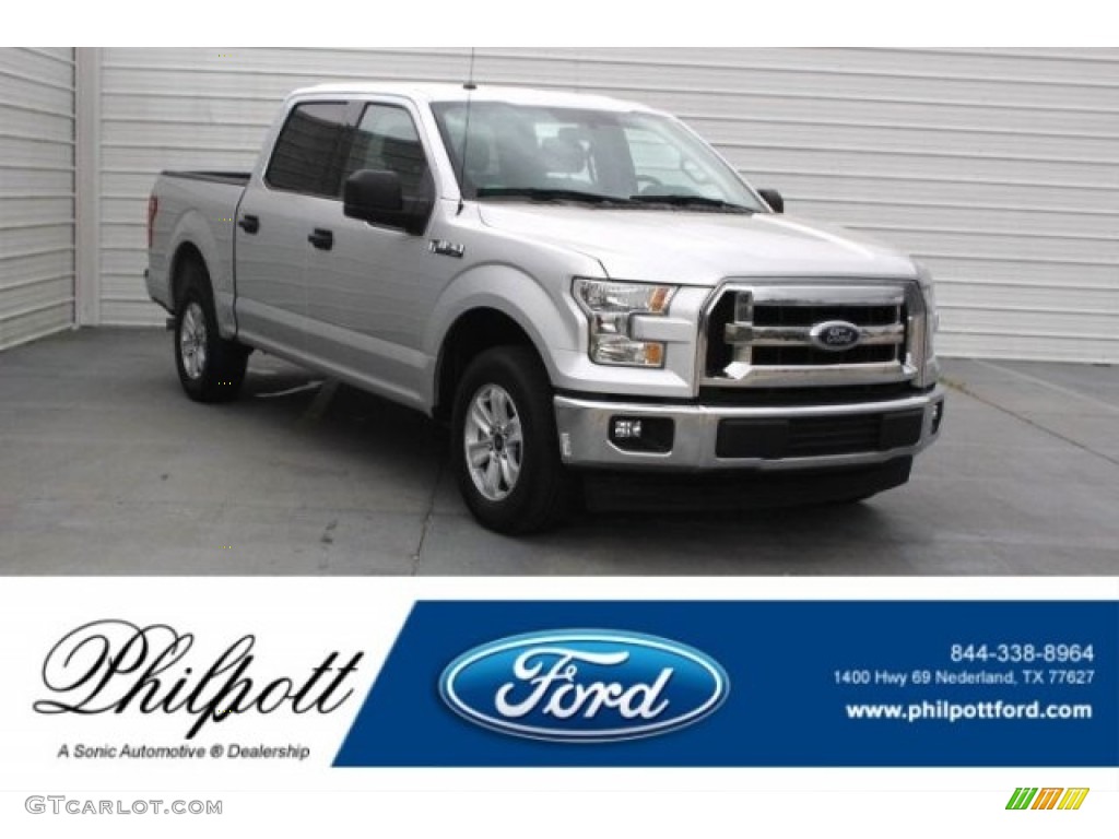 2017 F150 XLT SuperCrew - Ingot Silver / Earth Gray photo #1