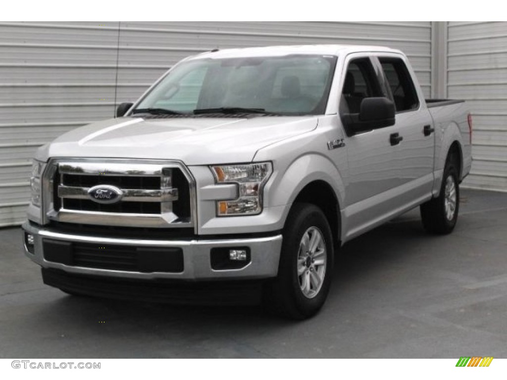 2017 F150 XLT SuperCrew - Ingot Silver / Earth Gray photo #3