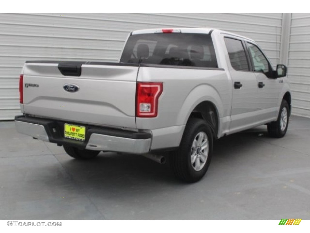 2017 F150 XLT SuperCrew - Ingot Silver / Earth Gray photo #9