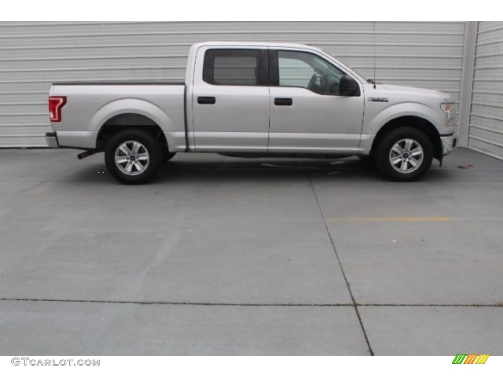 2017 F150 XLT SuperCrew - Ingot Silver / Earth Gray photo #10
