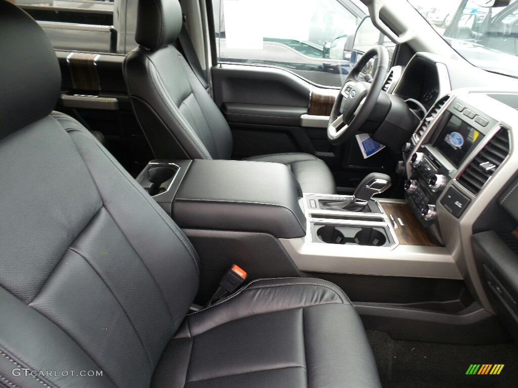 2018 F150 Lariat SuperCrew 4x4 - White Platinum / Black photo #4