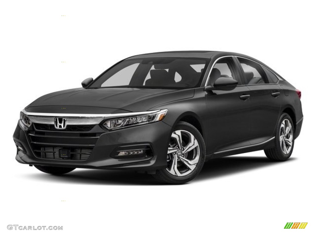 2018 Accord EX-L Sedan - Modern Steel Metallic / Black photo #42