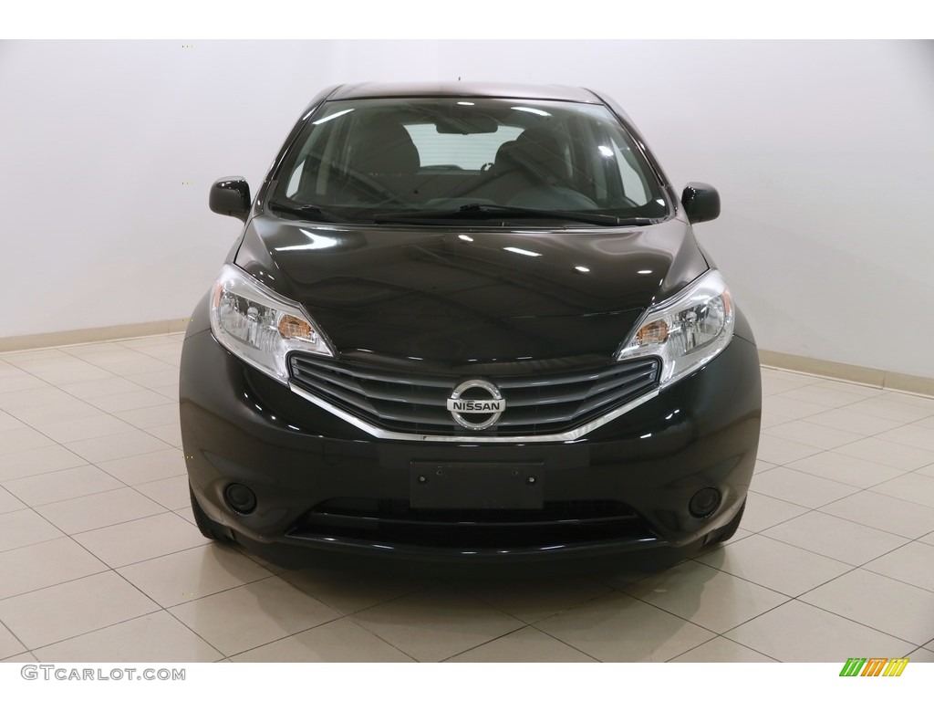 2014 Versa Note SV - Super Black / Charcoal photo #2