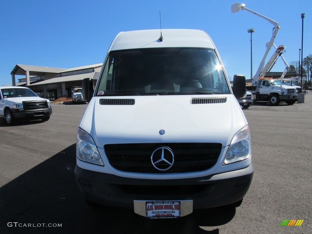 2012 Sprinter 2500 High Roof Cargo Van - Arctic White / Lima Black Fabric photo #9