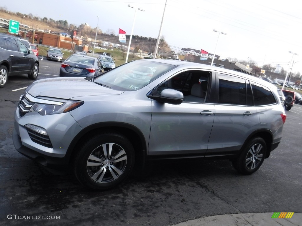 2016 Pilot EX-L AWD - Lunar Silver Metallic / Gray photo #7