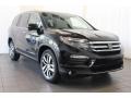 2018 Crystal Black Pearl Honda Pilot Touring  photo #2