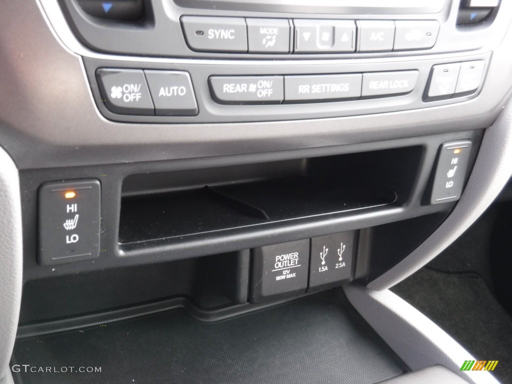 2016 Pilot EX-L AWD - Lunar Silver Metallic / Gray photo #21