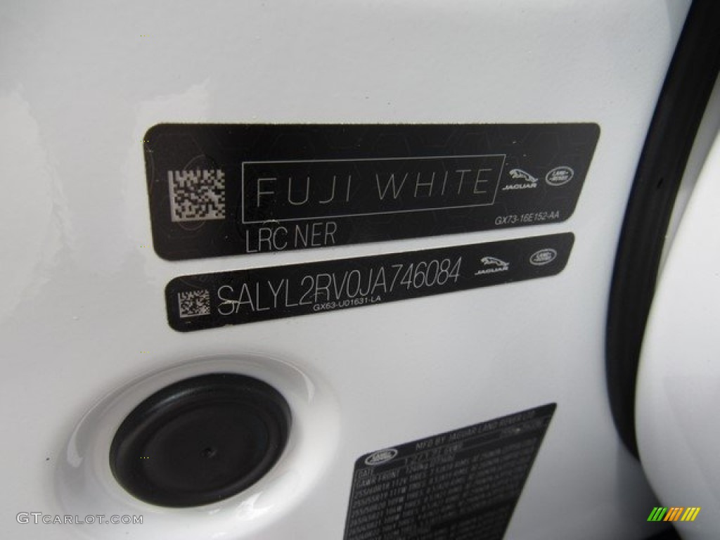 2018 Range Rover Velar R Dynamic SE - Fuji White / Acorn/Ebony photo #39