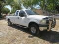 Oxford White - F250 Super Duty XL SuperCab 4x4 Photo No. 2
