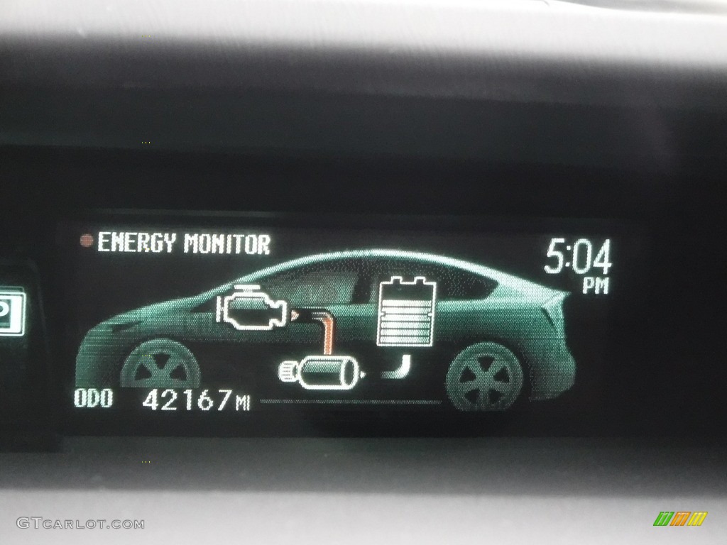 2015 Prius Four Hybrid - Sea Glass Pearl / Misty Gray photo #25