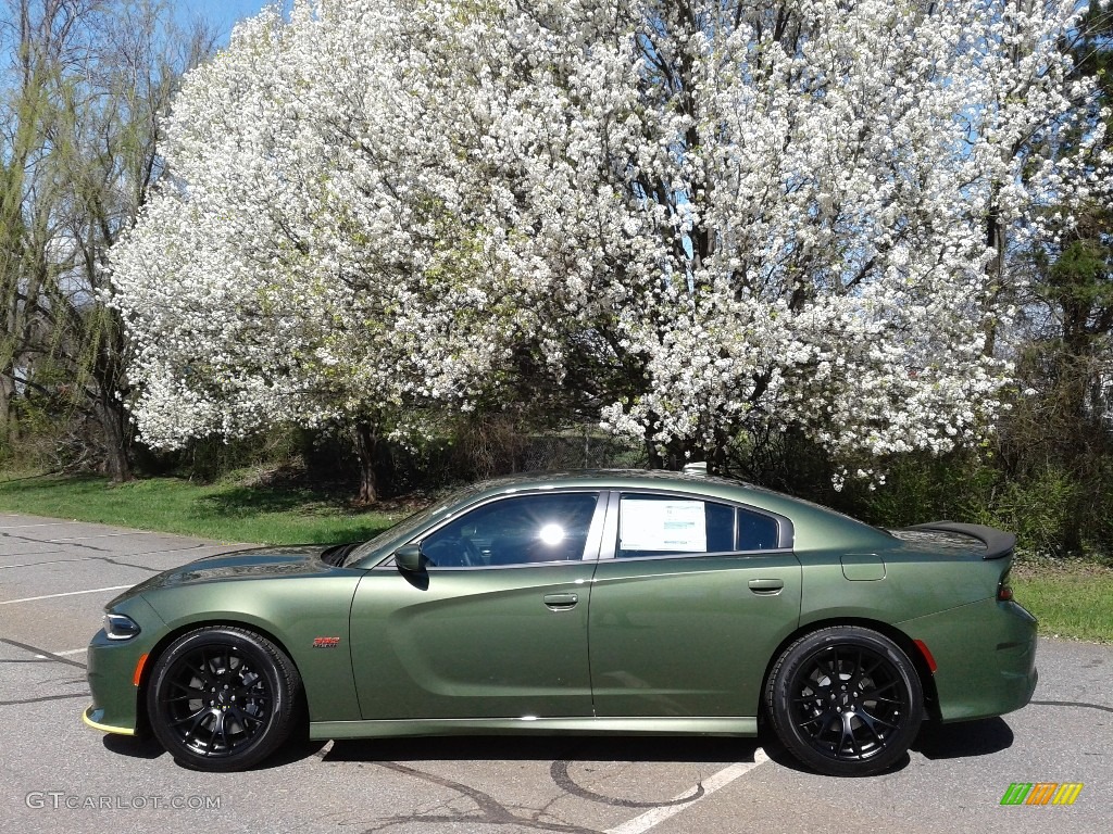 2018 Charger R/T Scat Pack - F8 Green / Black photo #1