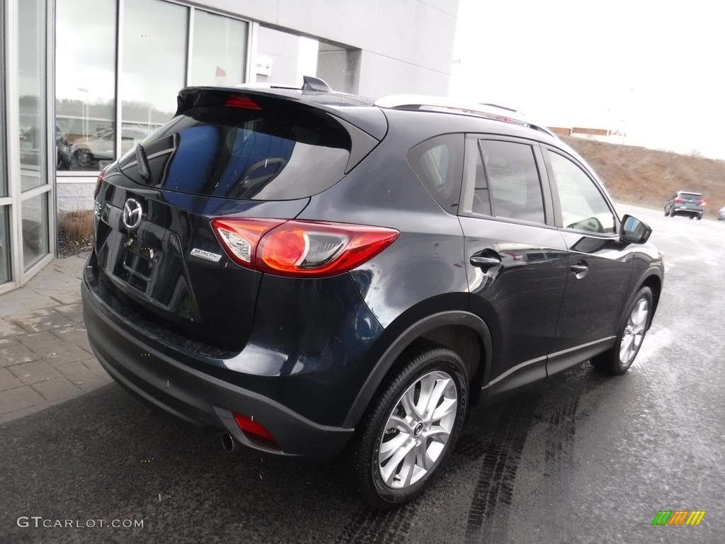 2014 CX-5 Grand Touring AWD - Stormy Blue Mica / Sand photo #11
