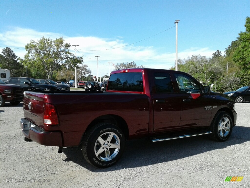 2018 1500 Express Quad Cab - Delmonico Red Pearl / Black/Diesel Gray photo #5