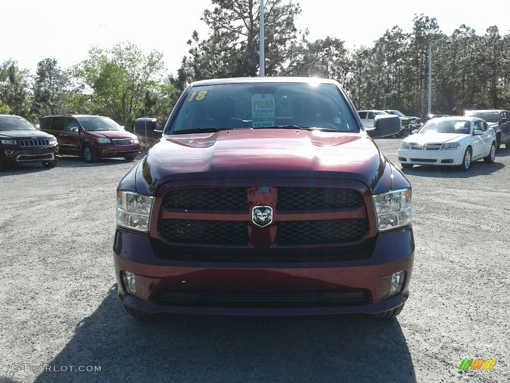 2018 1500 Express Quad Cab - Delmonico Red Pearl / Black/Diesel Gray photo #8