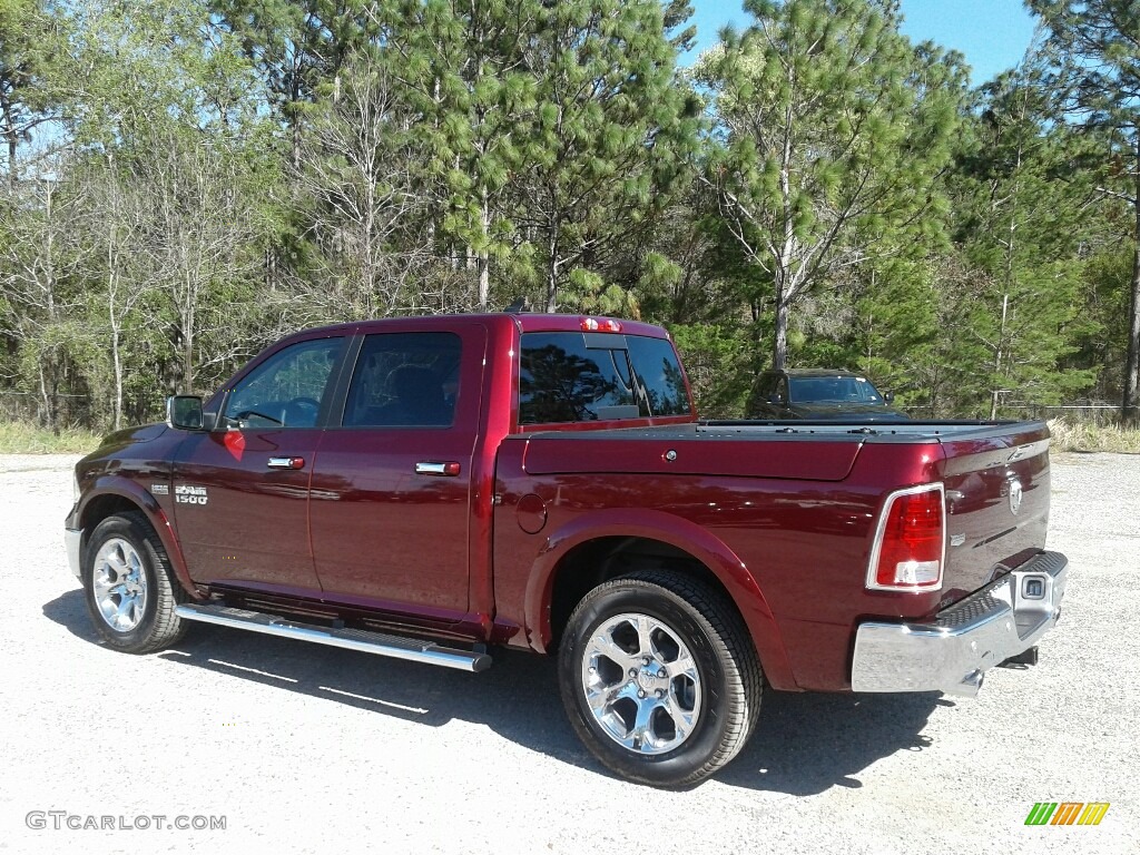 2018 1500 Laramie Crew Cab - Delmonico Red Pearl / Black photo #3