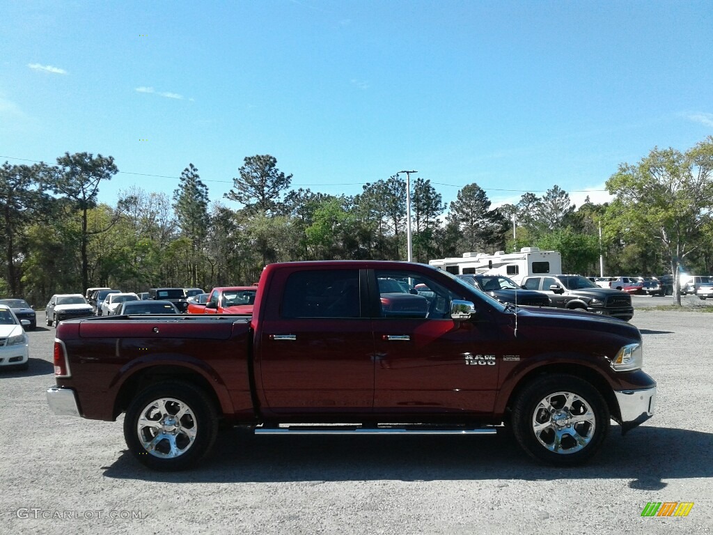 2018 1500 Laramie Crew Cab - Delmonico Red Pearl / Black photo #6