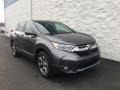2018 Modern Steel Metallic Honda CR-V EX AWD  photo #1